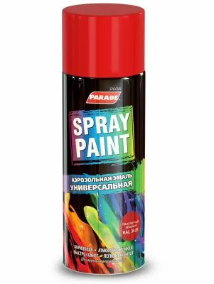 Эмаль аэрозольная PARADE Spray Paint RAL 6005 Зеленый мох , 520 мл./ 280гр.