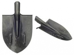 Лопата штыковая Рельсовая Сталь с ребром жесткости К-2